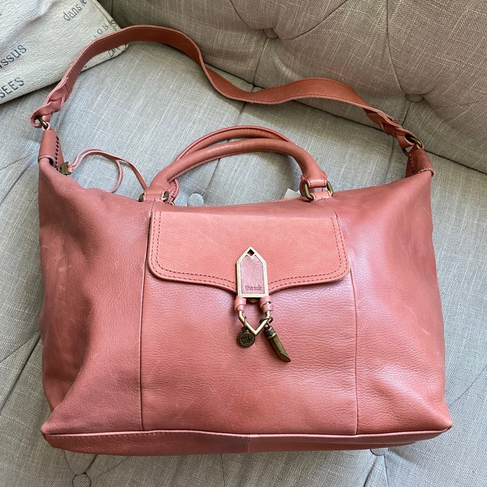 1 LEFT The Sak Sierra Convertible Leather Satchel - Picture 4 of 16
